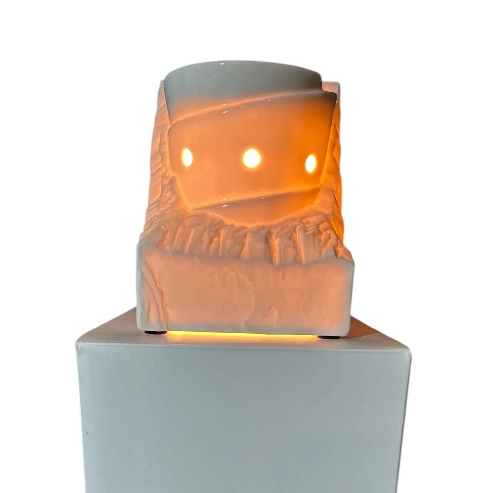 Scentsy‎ STONES TO SCULPTURES, ROCKS TO WARMERS White Full Size Retired RARE NIB